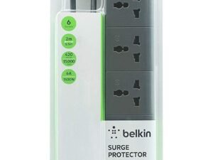 IGoods ® Store Buy power extension, power spike, Belkin spike, best power spike, best power extension, Balkin Dealer in Jaipur, Balkin Distributor in Jaipur, Balkin Product Jaipur, Where to Buy Balkin Product in Jaipur, Belkin Essential Series F9E600zb2MGRY 6-Socket Surge Protector