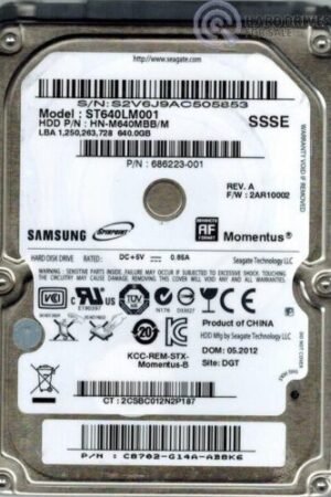 Hp Compaq 640GB SATA 5400RPM Hard Drive