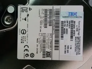 IBM Lenovo 1TB 7200 7.2K rpm SATA HDD 3.5″ 00Y5014