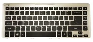 Acer Aspire V5 V5-431 V5-471 black keyboard with silver frame