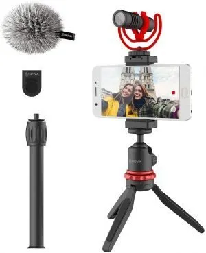 BOYA BY-VG330 Smartphone Extension Microphone Compatible Android