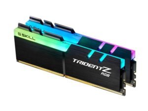 Gskill F4-3000C16D-16GTZR TridentZ RGB Series 16GB (2x8GB) 3000MHz DDR4 CL16 Desktop Gaming Memory