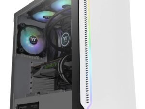 Thermaltake H200 TG Snow RGB ATX Mid Tower Cabinet with Tempered Glass Window and USB 3.0 Ports