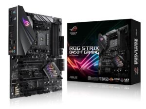 ASUS ROG STRIX B450-F AMD AM4 ATX Gaming Motherboard with Dual PCIe M.2 and AMD StoreMI