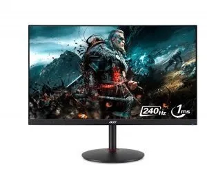 Acer Nitro 27 Inch IPS WQHD 2560 X 1440 Resolution Monitor I 1 MS, 240Hz (Overclock to 270Hz) I 400 Nits I 2 X HDMI 1 X DP 1 X Type C 4 X USB 3.0 HUB I Height Adjustment and Pivot Function (XV272UX)