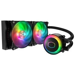 Cooler Master MasterLiquid ML240R Addressable RGB All-in-one CPU Liquid Cooler Dual Chamber Intel/AMD Support Cooling