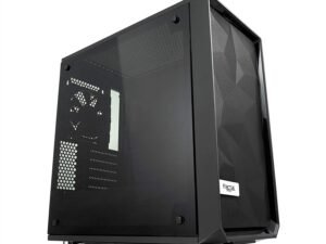 Fractal Design Meshify C Mini Dark Tempered Glass M-ATX Cabinet with Two Dynamic X2 120mm Fans