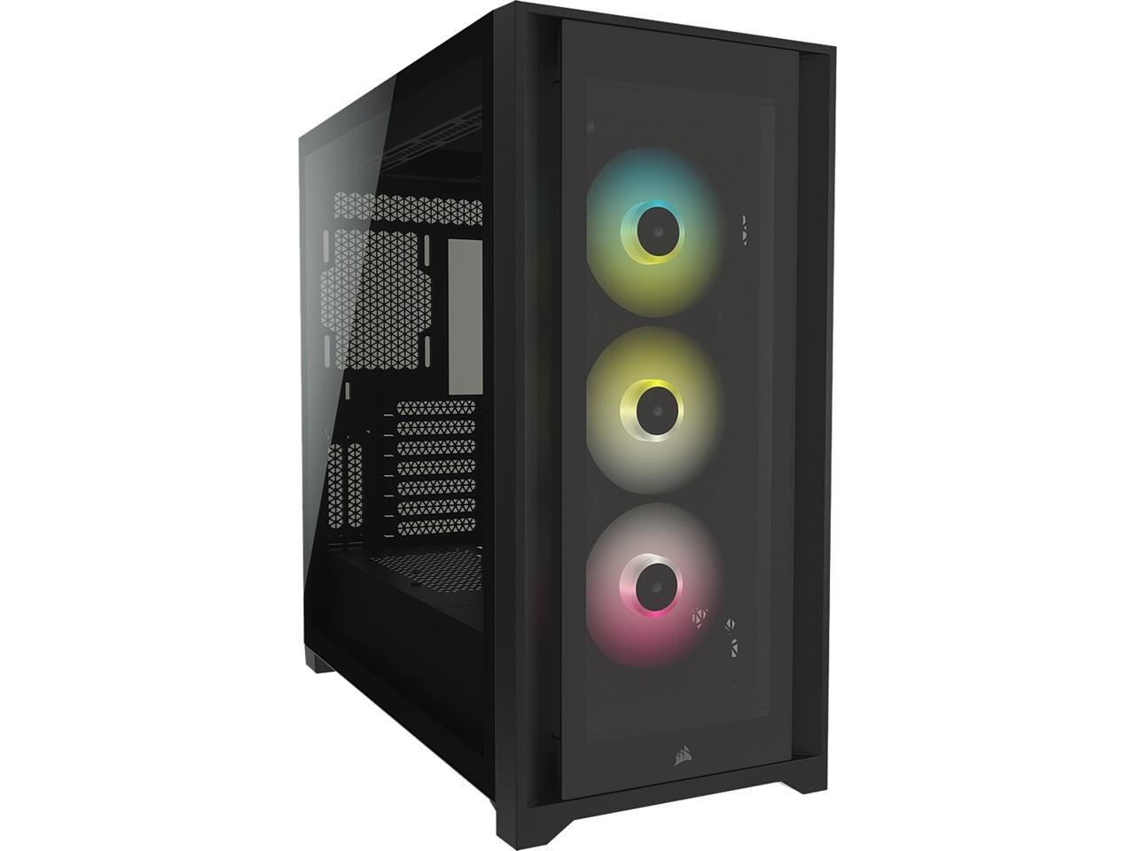 Corsair 5000D AIRFLOW Tempered Glass Mid-Tower ATX Black PC Cabinet CC-9011210-WW