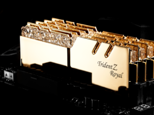 G.skill Trident Z Royal Gold Series 64GB (4x16GB) 3600 MHz DDR4 Memory F4-3600C18Q-64GTRG