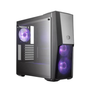 Cooler Master MasterBox MB500 (ATX) Mid Tower Cabinet   With Tempered Glass Side Panel And RGB Controller MCB-B500D-KGNN-S00