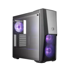 Cooler Master MasterBox MB500 (ATX) Mid Tower Cabinet   With Tempered Glass Side Panel And RGB Controller MCB-B500D-KGNN-S00