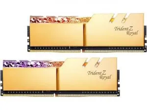 G.skill Trident Z Royal Gold Series 16GB (2x8GB) 3600 MHz DDR4 Memory F4-3600C14D-16GTRGB