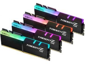 G.skill Trident Z RGB Series 32GB (4x8GB) 4000 MHz DDR4 Memory F4-4000C18Q-32GTZRB