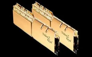 G.Skill Trident Z Royal Gold 32 GB (2 x 16GB) 3000 MHz DDR4 Memory F4-3000C16D-32GTRG