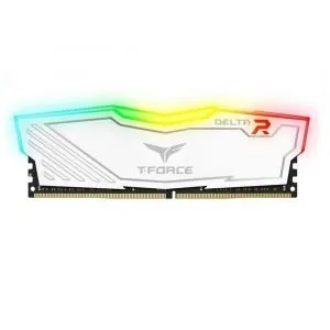 Team Group DELTA RGB 8GB (1X8GB) 3200 MHz White Memory TF4D48G3200HC16F01