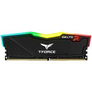 Teamgroup T-Force Delta RGB Series 16GB (16GBX1) DDR4 3200MHz Black Memory TF3D416G3200HC16CBK