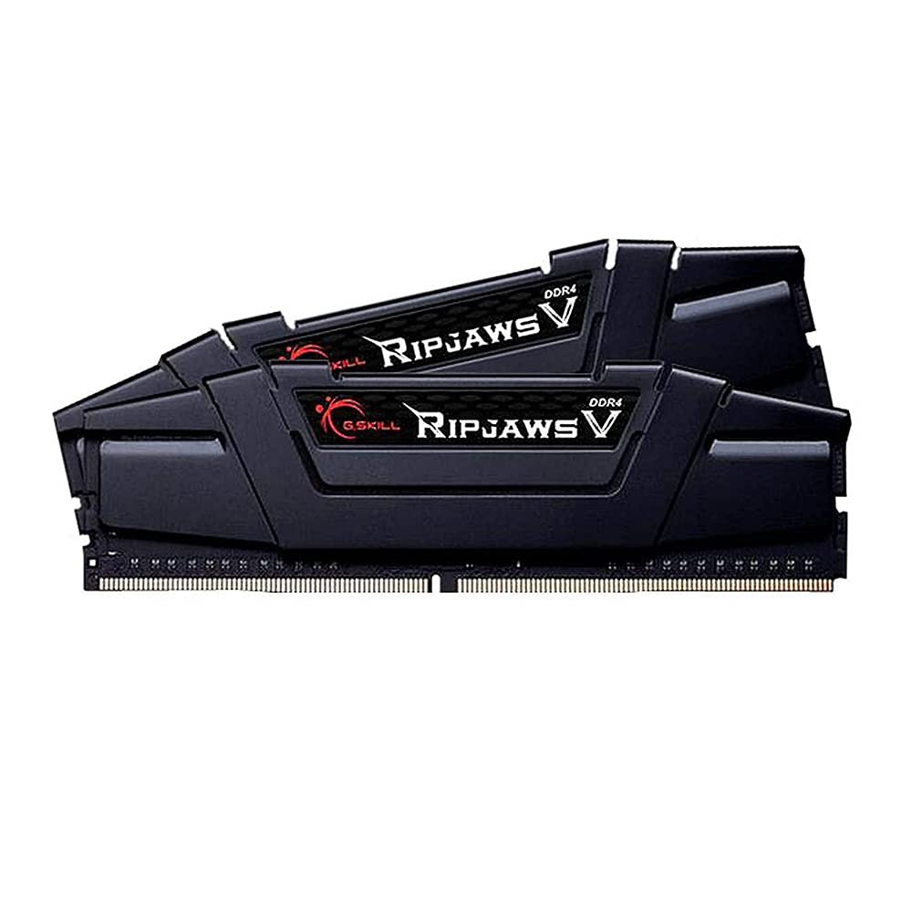 G.SKILL RIPJAWS V Series 64GB (32GBX2) DDR4 4000MHz Black Memory F4-4000C18D-64GVK