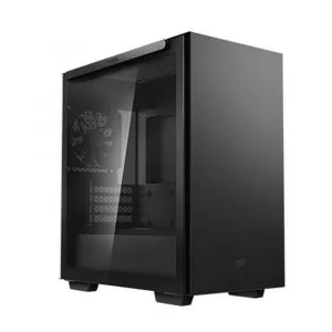 Deepcool MACUBE 110 (M-ATX) Mid Tower Black Cabinet With Tempered Glass Side Panel R-MACUBE110-BKNGM1N-G-1