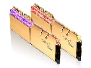 G.skill Trident Z Royal Gold Series 32GB (2x16GB) 3600 MHz DDR4 Memory F4-3600C16D-32GTRG