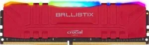 Crucial Ballistix RGB 16GB DDR4-3200 Desktop Gaming Memory (Red) BL16G32c16U4RL