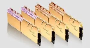 G.Skill Trident Z Royal Gold 64 GB (8 x 8GB) 3200 MHz DDR4 Memory F4-3200C14Q2-64GTRG