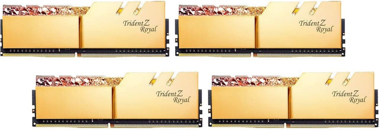 G.SKILL TridentZ RGB Series 128GB (4 x 32GB) 288-Pin DDR4 SDRAM DDR4 3600 (PC4 28800) Intel XMP 2.0 Desktop Memory F4-3600C18Q-128GTZR