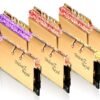 G.Skill TZ Royal Gold Series 128GB (4x32GB) 4000 MHz DDR4 Memory F4-4000C18Q-128GTRG