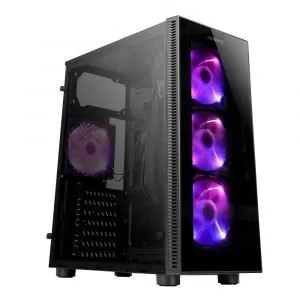 Antec NX210 ARGB ATX Mid Tower Cabinet with Tempered Glass Side Panel