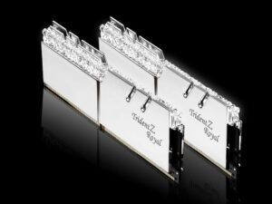 G.Skill Trident Z Royal Silver 16GB (2x8GB) 4600MHz Memory F4-4600C19D-16GTRSE