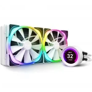 NZXT Kraken Z63 RGB 280mm White Liquid Cooler with LCD Display RL-KRZ63-RW