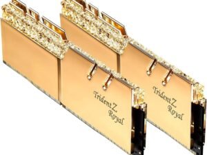 G.skill Trident Z Royal Gold Series 32GB (2x16GB) 3600 MHz DDR4 Memory F4-3600C16D-32GTRGC