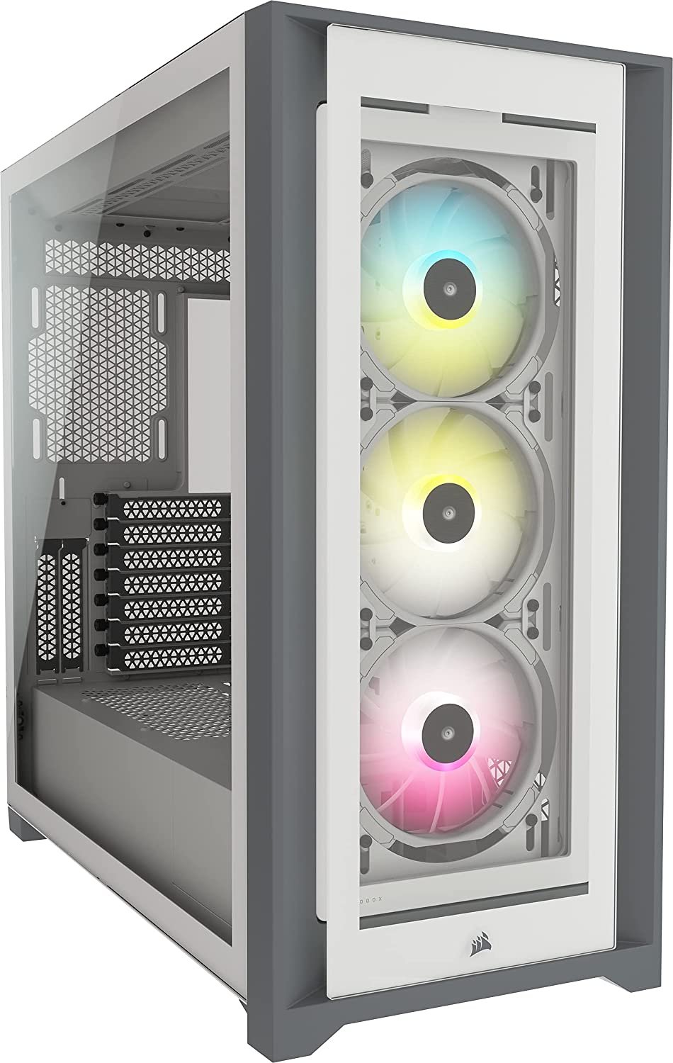 CORSAIR 500D RGB SE ATX Mid Tower Cabinet With Tempered Glass Side Panel And RGB Lighting And Fan Controller