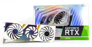 COLORFUL IGAME GEFORCE RTX 3070 ULTRA W OC LHR-V 8GB GDDR6 LHR GAMING GRAPHICS CARD