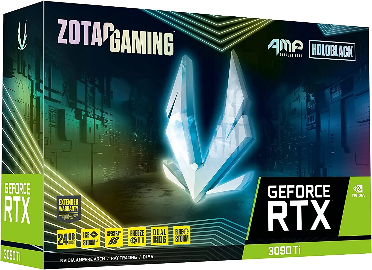 ZOTAC GAMING GeForce RTX 3090 Ti AMP Extreme Holo 24GB