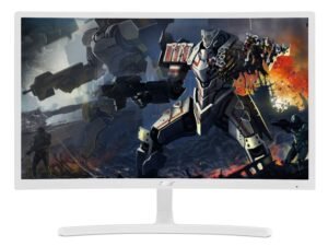 Acer ED242QR 24 Inch Curved Gaming Monitor (1800R Curved, AMD FreeSync, 4ms Response Time, Frameless, FHD VA Panel, HDMI, VGA)