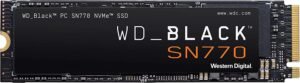 WD Black SN770 2TB M.2 2280 NVMe SSD WDS200T3X0E