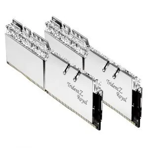 G.SKILL Trident Z Royal Silver 16GB (2x8GB) 4400MHz DDR4 RAM F4-4400C18D-16GTRSC