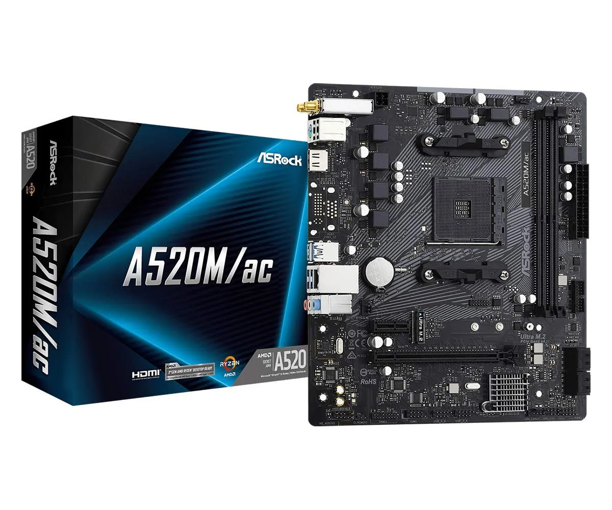 ASROCK B460M PRO4 MOTHERBOARD (INTEL SOCKET 1200/10TH GENERATION CORE SERIES CPU/MAX 128GB DDR4 2933MHZ MEMORY)