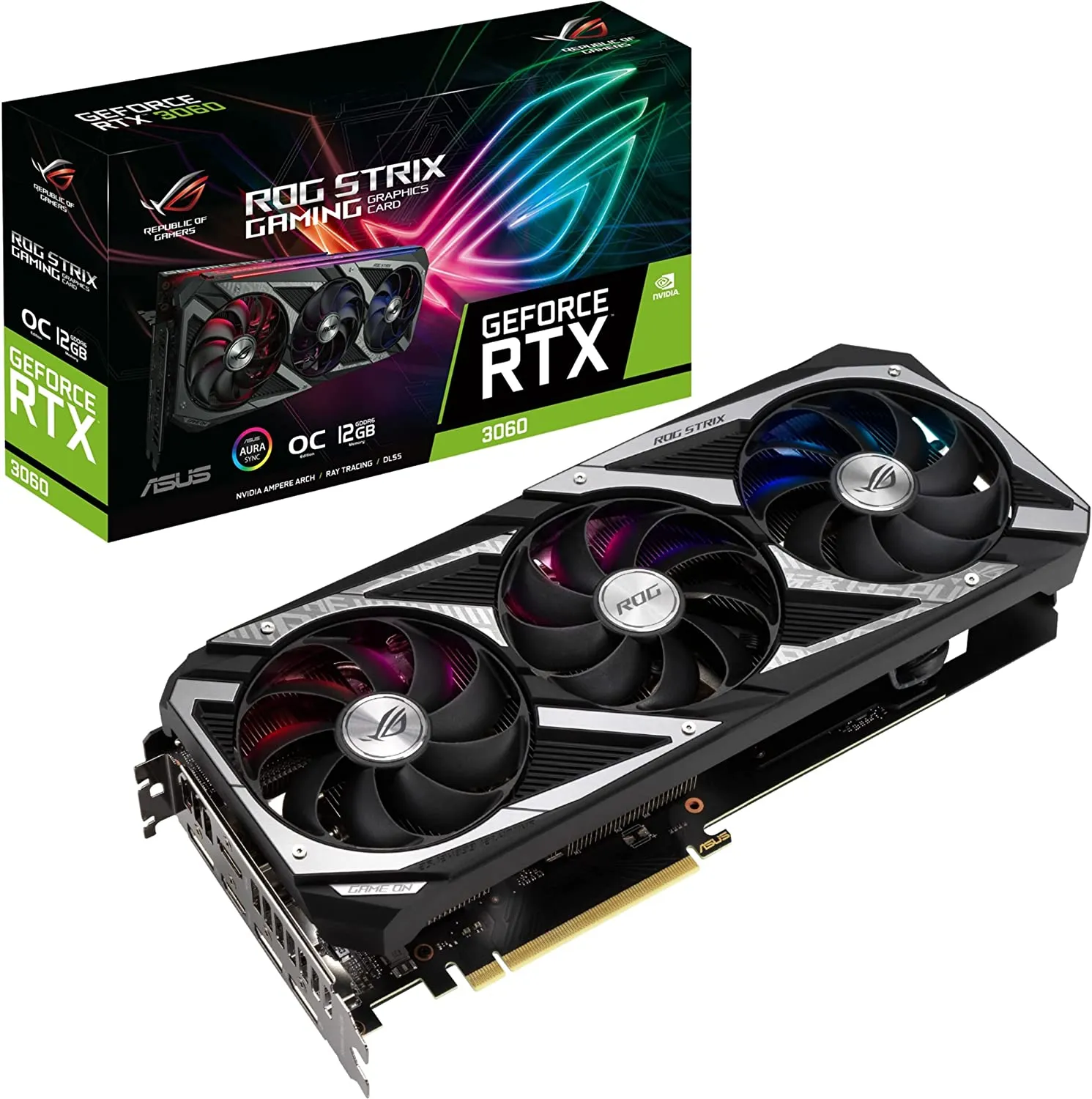 Asus Nvidia GeForce RTX 3070 8GB Dual GDDR6 Graphics Card