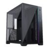 PHANTEKS Metallic Gear Neo Qube Black Tempered Glass Steel E-ATX Mid Tower Desktop Chassis MG-NE620Q_DBK01