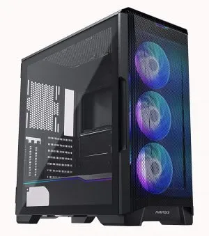 Phanteks ECLIPSE P500A DRGB (E-ATX) Mid Tower Cabinet With Tempered Glass Side Panel (Black) PH-EC500ATG_DBK01