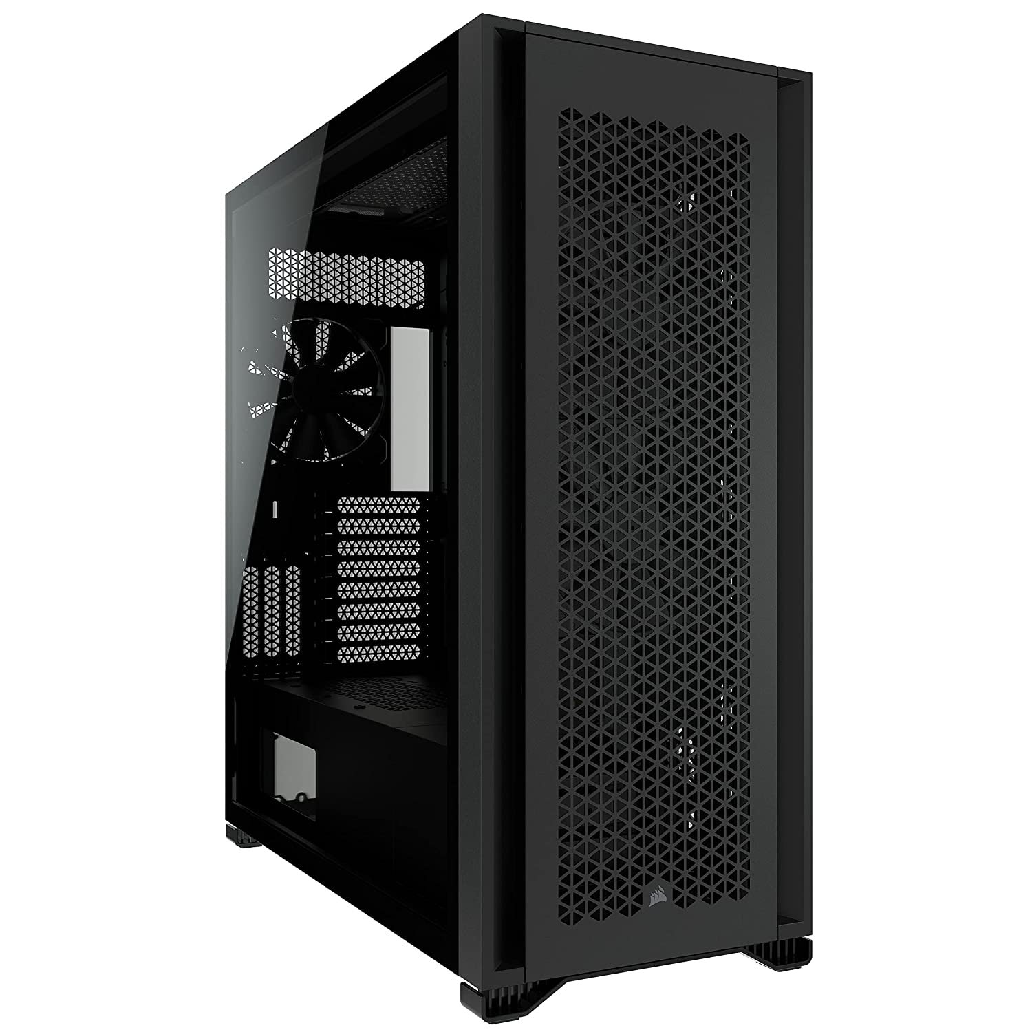 Corsair iCUE 4000X RGB Tempered Glass Mid-Tower ATX White Cabinet CC-9011205-WW