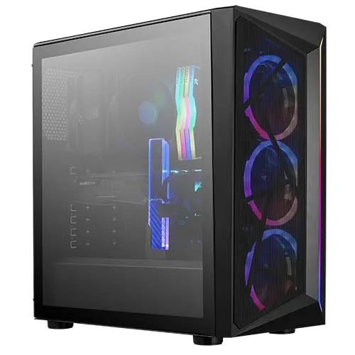 Cooler Master TD300 Mesh ARGB (M-ATX) Mini Tower Cabinet (Black) TD300-KGNN-S00