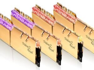 G.Skill Trident Z Royal Gold 32 GB (4 x 8GB) 3000 MHz DDR4 Memory F4-3000C16Q-32GTRG