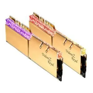 G.Skill TZ Royal Gold Series 64GB (2x32GB) 3600 MHz DDR4 Memory F4-3600C16D-64GTRG