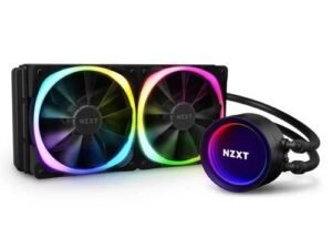 NZXT Kraken X53 ARGB All In One 240mm CPU Liquid Cooler And CAM Compatible With AER RGB Fan RL-KRX53-R1