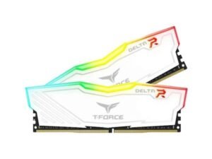 Teamgroup T-FORCE DELTA RGB Series 16GB (8GBX2) DDR4 3200MHz White Memory TF4D416G3200HC16CDC01