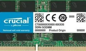 Crucial 16GB 2666MHz DDR4 SODIMM 260 Pin Laptop Memory CB16GS2666