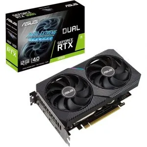 ASUS Dual GeForce RTX 3060 V2 OC Edition 12GB GDDR6 Graphic Card DUAL-RTX3060-O12G-V2