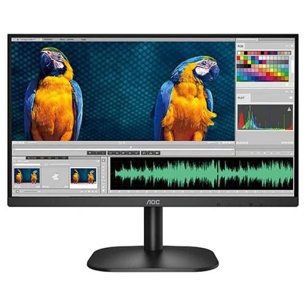 LG 22MP68VQ-P 22 inch FHD IPS Monitor with VGA, HDMI, DVI, Audio Out Ports